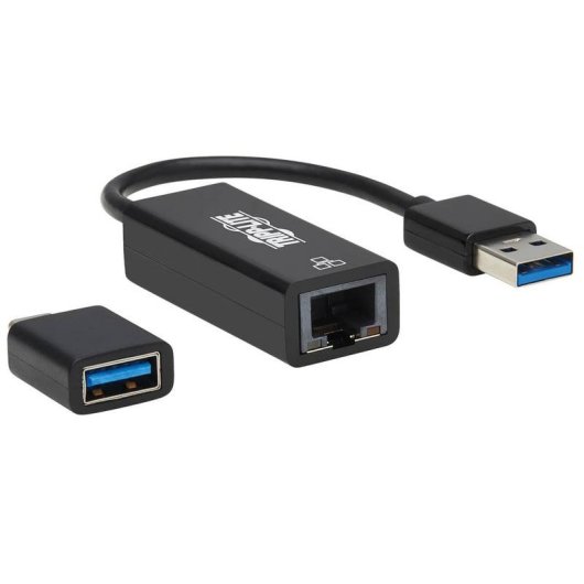Placa de Rede Eaton Tripp Lite U336-000-GB-CA USB Ethernet 1000 Mbit/s Preta