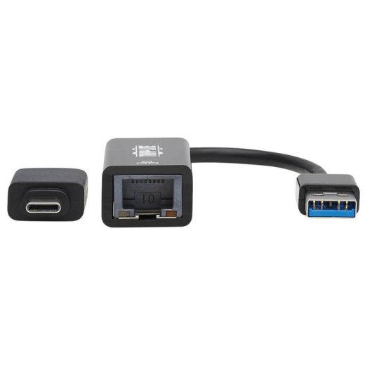 Placa de Rede Eaton Tripp Lite U336-000-GB-CA USB Ethernet 1000 Mbit/s Preta