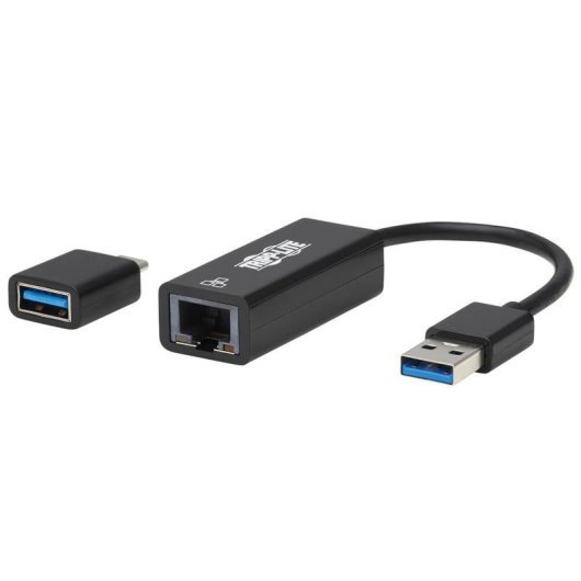 Placa de Rede Eaton Tripp Lite U336-000-GB-CA USB Ethernet 1000 Mbit/s Preta