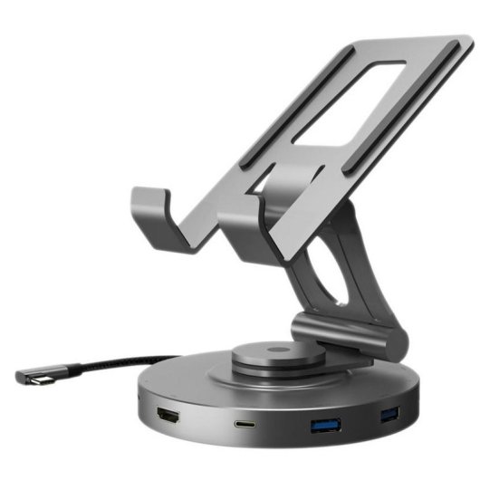 Estación Dock DLH DY-SA5120 Universal Gris para Tableta y Smartphone