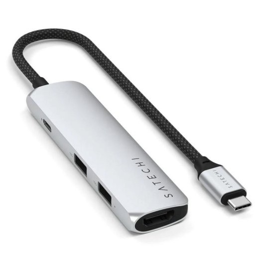 Hub Satechi 4 Ports 10 Gbps USB-C ST-P4SS mit HDMI 4K 60 Hz