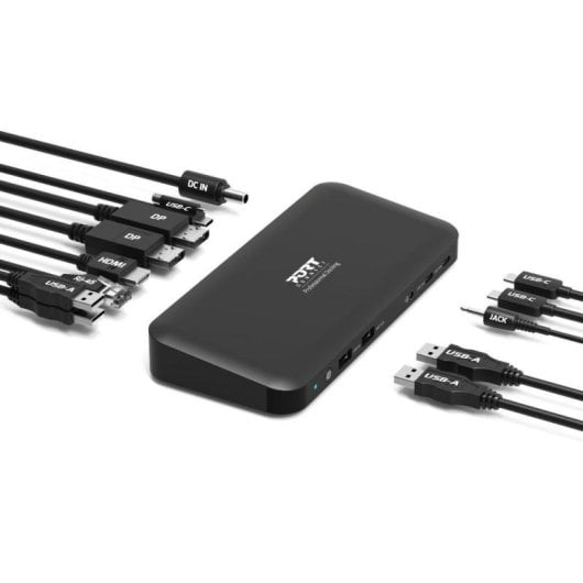 Arbeitsstation USB-C Port Designs PORT Connect 12 Ports 100W 3 Bildschirme 4K
