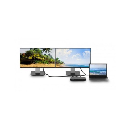 Base pour portables Urban Factory TCD55UF-WB HUBEE PRO Triple Display USB-C et USB-A 5K/4K