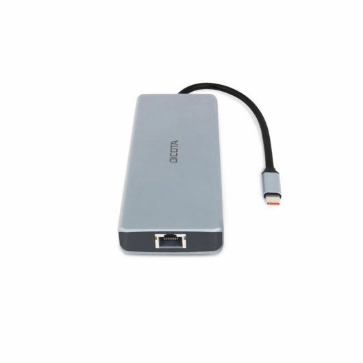 Hub Dicota 10 ports USB 3.2 Gen 1 et USB 4 1000 Mbit/s D32065 Argent