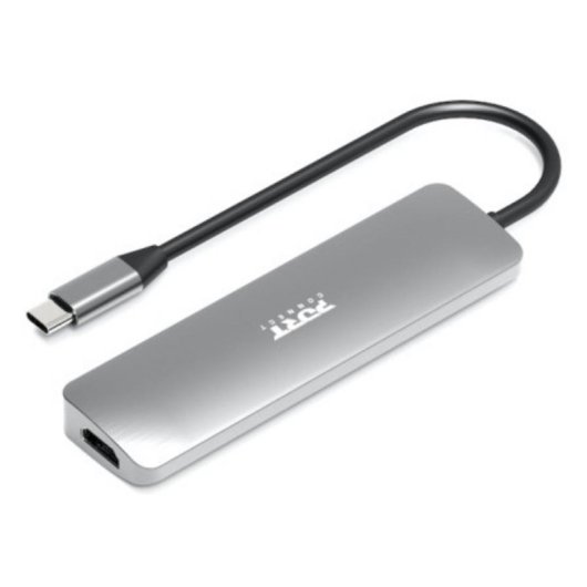 Hub USB-C Port Designs 900162 4 ports HDMI 4K 60 Hz Argent