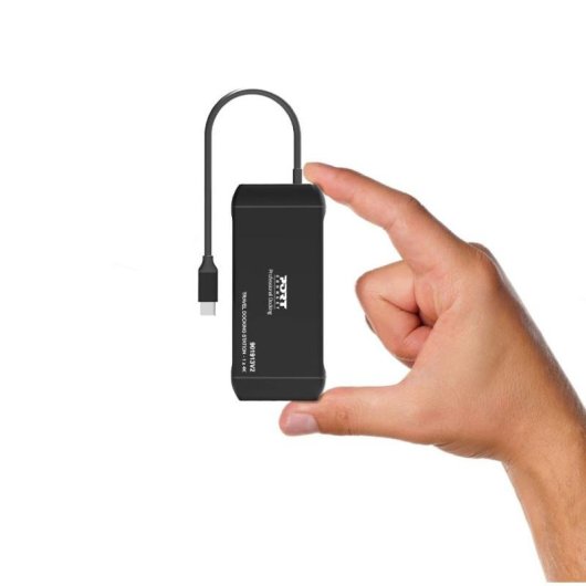 Estación de acoplamiento Port Designs PORT Connect USB-C 1 x 4K 100W 7 dispositivos