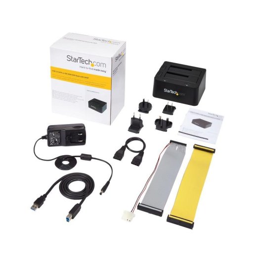 Base de conexión USB 3.0 StarTech.com UNIDOCKU33 para discos duros HDD/SSD 2.5"/3.5" con UASP