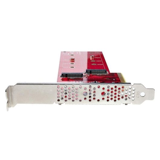 Tarjeta Adaptadora PCIe StarTech para 2 SSD M.2 NVMe/AHCI PCIe 4.0 x8/x16 con Bifurcación