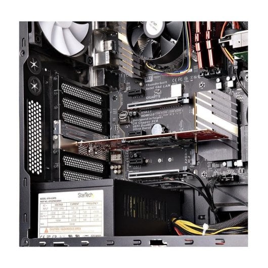 Tarjeta Adaptadora PCIe StarTech para 2 SSD M.2 NVMe/AHCI PCIe 4.0 x8/x16 con Bifurcación