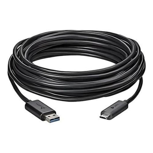 Cable USB HP Poly Active Optical 10 m USB A vers USB C USB 3.2 Gen 1 Noir
