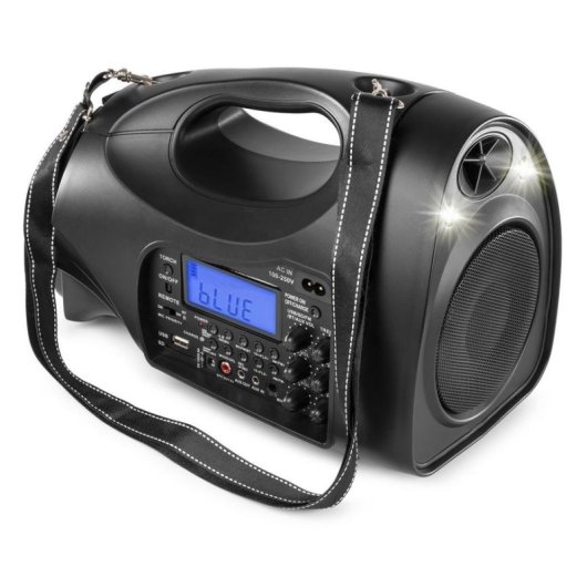 Colunas Vonyx ST016 Bluetooth 130W com microfone sem fios e bateria
