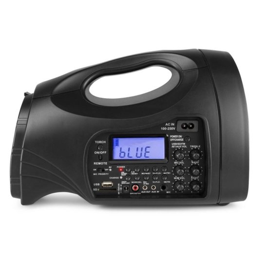 Colunas Vonyx ST016 Bluetooth 130W com microfone sem fios e bateria