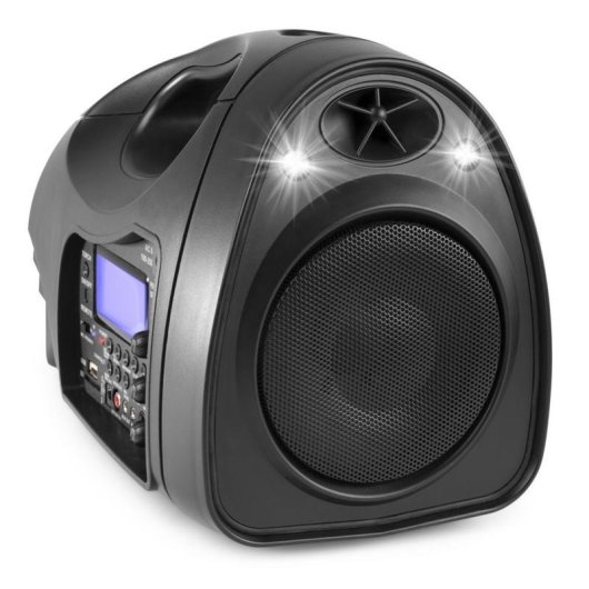 Colunas Vonyx ST016 Bluetooth 130W com microfone sem fios e bateria
