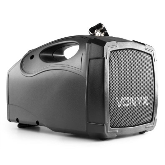 Altavoz Vonyx portátil Bluetooth 100W con micrófono inalámbrico UHF y batería