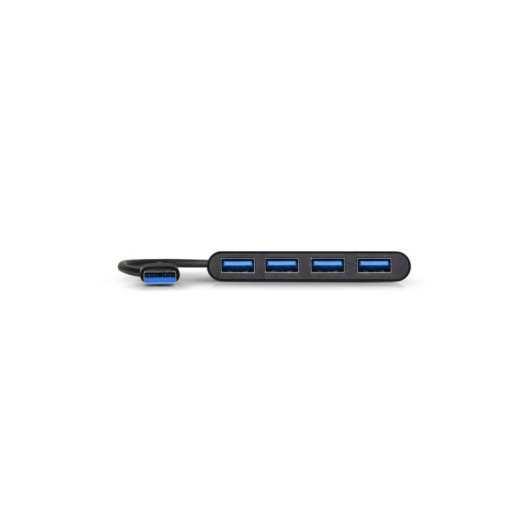 Hub Port Designs 4 ports 5000 Mbit/s USB 3.2 Gen 1 900121 noir aluminium