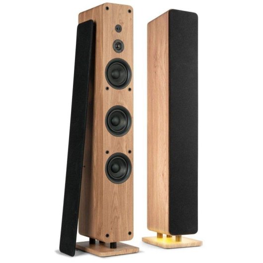 Altavoces Audizio Torre Bluetooth 160W USB óptica con iluminación LED