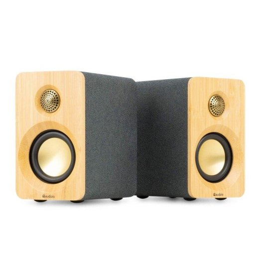 Altavoces Audizio HiFi Activos Bluetooth 5.3 100W con USB-C y salida subwoofer