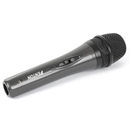 Micrófono Fenton DM105 XLR cardioide con filtro y cable 3 m