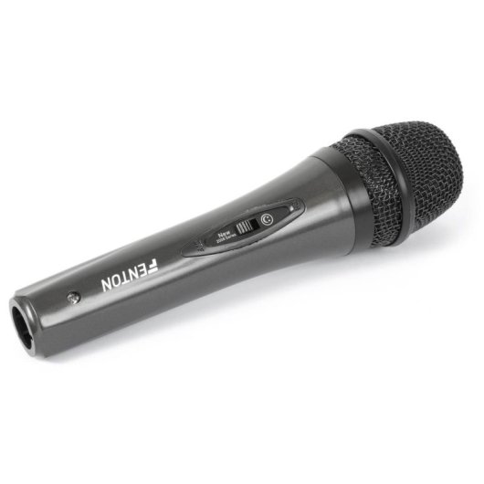 Micrófono Fenton DM105 XLR cardioide con filtro y cable 3 m