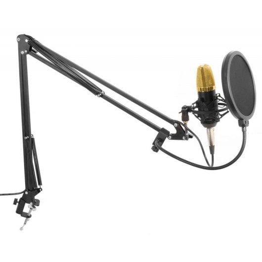 Micrófono Vonyx CMS400B condensador con brazo ajustable y filtro antipop