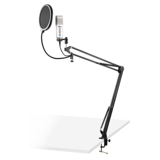 Micrófono Vonyx CMS320T USB cardioide con filtro antipop y soporte ajustable