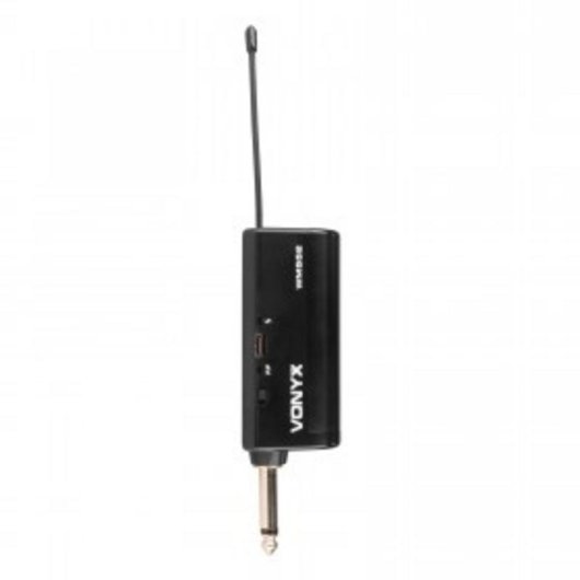 Microphone Vonyx WM552B UHF sans fil avec 2 émetteurs et récepteur