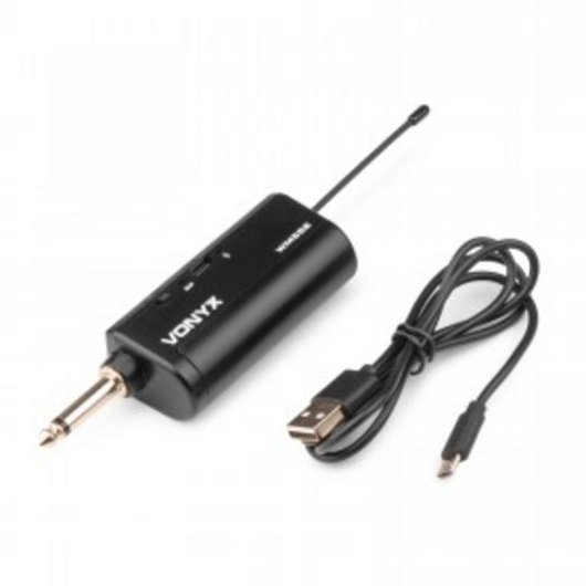 Microphone Vonyx WM552B UHF sans fil avec 2 émetteurs et récepteur