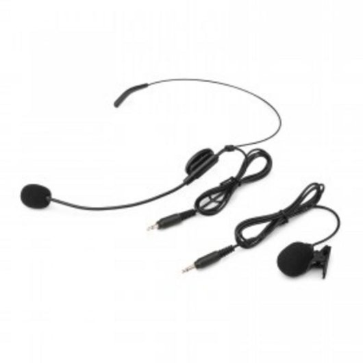 Microphone Vonyx WM552B UHF sans fil avec 2 émetteurs et récepteur