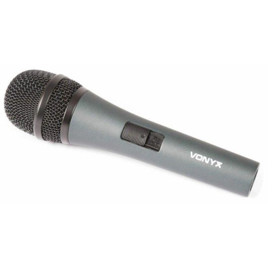Micrófono Vonyx DM825 XLR cardioide dinámico con cable de 5 m
