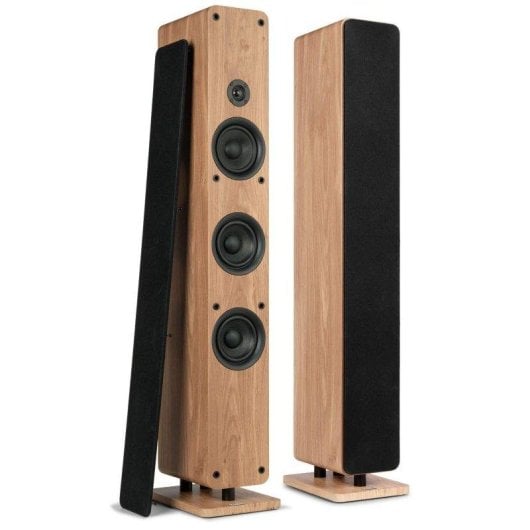 Altavoces Audizio Torre Pasivos 160W con 3 woofers y tweeter dome