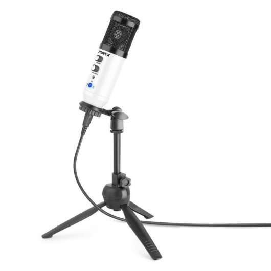 Micrófono Vonyx CM320W USB cardioide con control de eco y ganancia