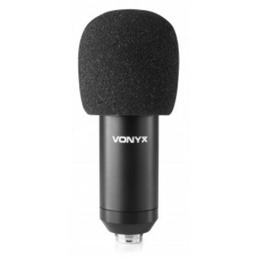 Micrófono Vonyx CMTS300 USB cardioide con filtro antipop y soporte metálico