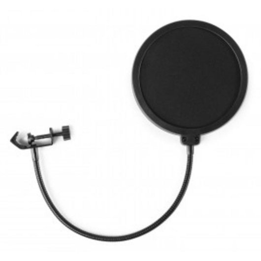 Micrófono Vonyx CMTS300 USB cardioide con filtro antipop y soporte metálico