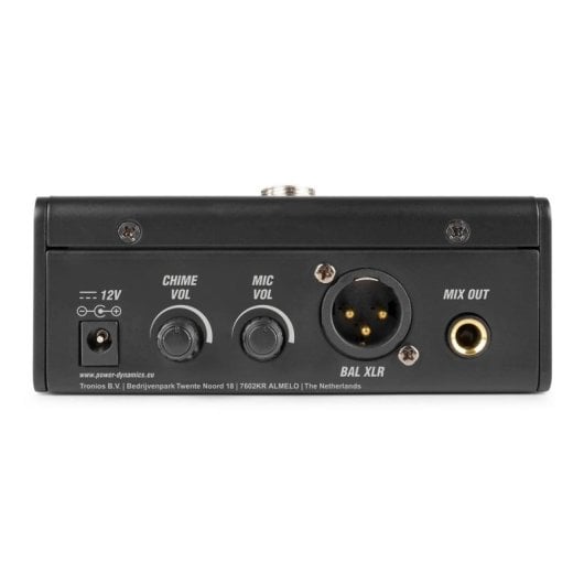 Micrófono Power Dynamics TM370 sobremesa condensador con gong y LED