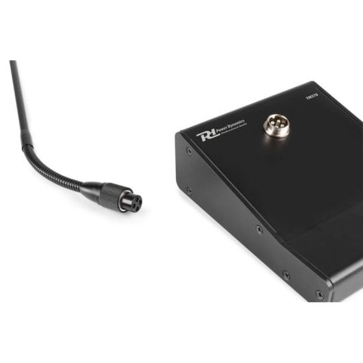 Micrófono Power Dynamics TM370 sobremesa condensador con gong y LED
