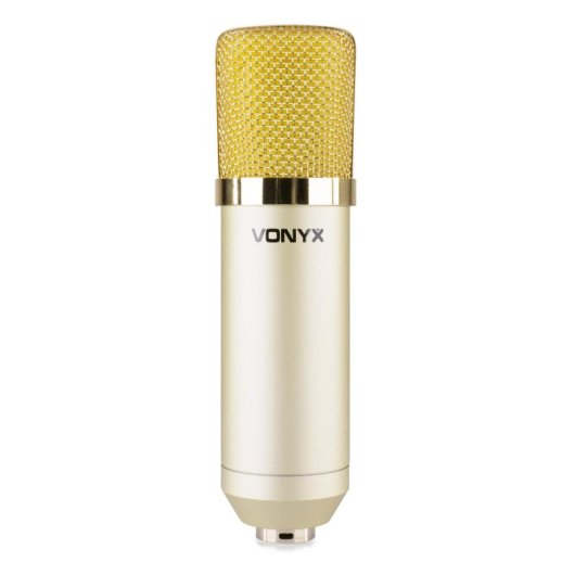 Micrófono Vonyx CM400C XLR cardioide con soporte antivibratorio y filtro antipop