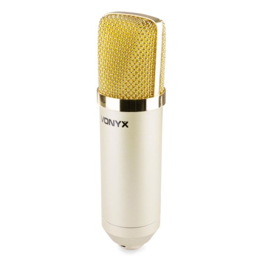 Micrófono Vonyx CM400C XLR cardioide con soporte antivibratorio y filtro antipop