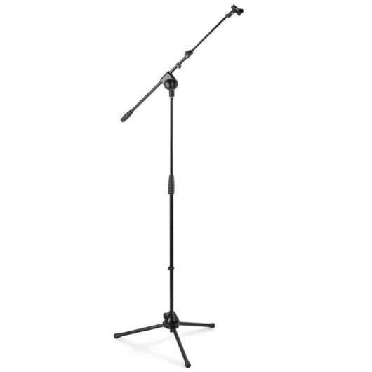 Soporte Vonyx MS20 negro con brazo telescópico y base plegable