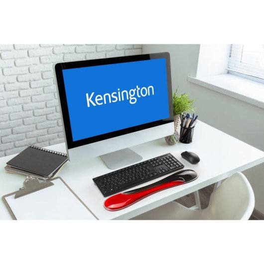 Reposamuñecas de gel Duo pour clavier fin Kensington Rouge
