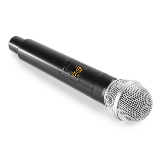 Micrófono Vonyx WM55 inalámbrico UHF con receptor y cancelación de ruido