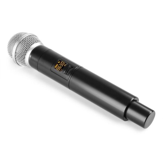 Micrófono Vonyx WM55 inalámbrico UHF con receptor y cancelación de ruido