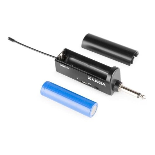 Micrófono Vonyx WM552 inalámbrico UHF dual plug-and-play con receptor