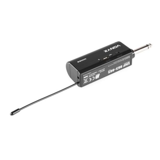 Micrófono Vonyx WM552 inalámbrico UHF dual plug-and-play con receptor