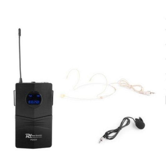 Micrófono Power Dynamics PD504B transmisor portátil con sistema IR-learn