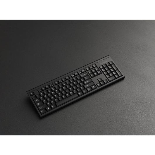 Teclado Kensington KM270 EQ inalámbrico recargable completo negro