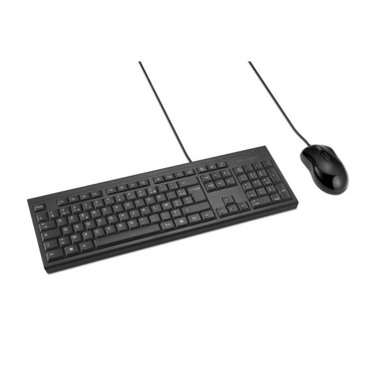 Clavier Kensington KM100 EQ à membrane complet avec souris ambidextre filaire