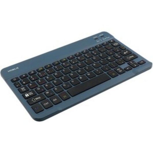 Clavier MOBILIS 001284 Bluetooth sans fil AZERTY français ergonomique bleu