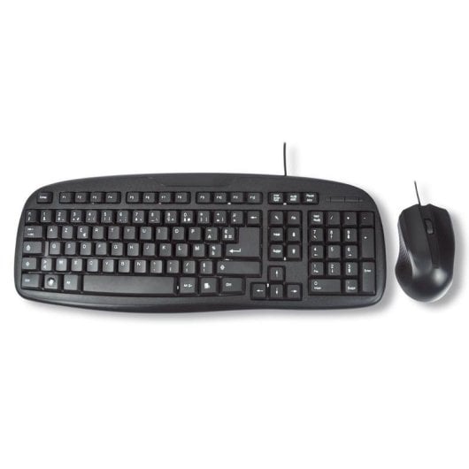 Clavier MCL ACK-2012/N à membrane complet avec souris USB AZERTY français