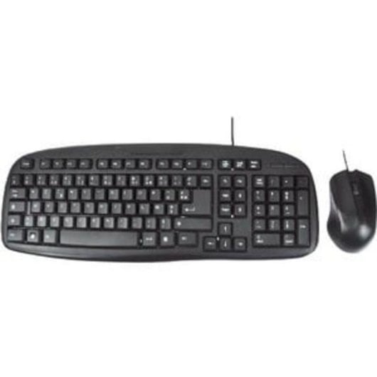 Clavier MCL ACK-2012/N à membrane complet avec souris USB AZERTY français