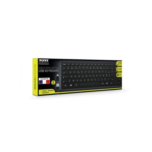 Tastiera Port Designs 900754-FR completa cablata USB AZERTY francese nera